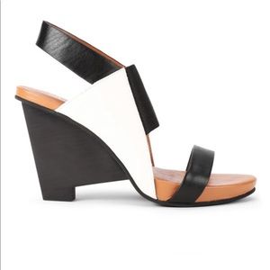 United Nude geometric wedge platform sandal